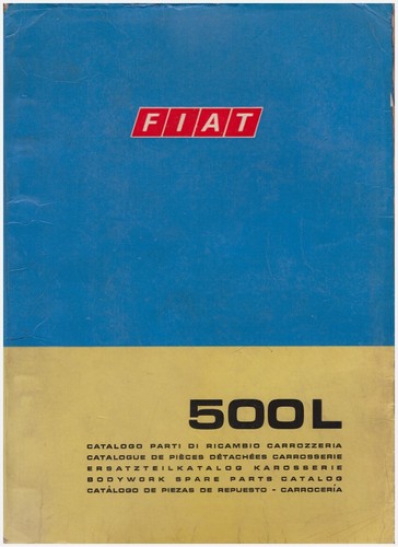 Fiat 500 catalogo parti - –,